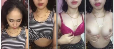 Cykaaa Hijab Telanjang di Ruang Tamu