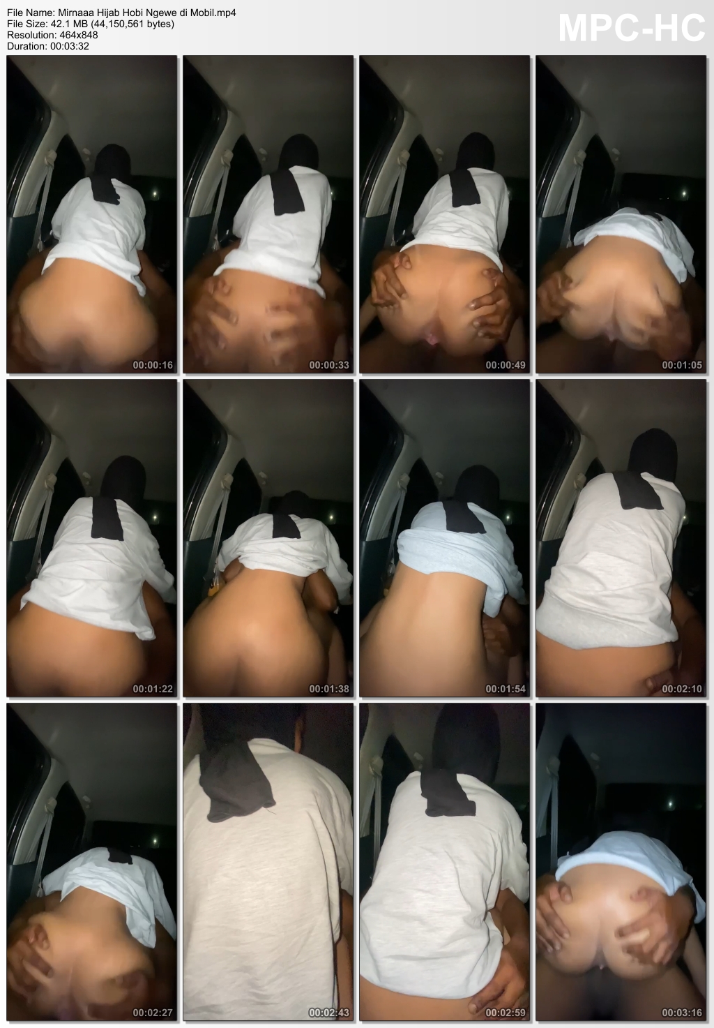 Mirnaaa Hijab Hobi Ngewe di Mobil