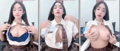 Official1auraa Main Terong Pake Kostum Sekolah Lagi