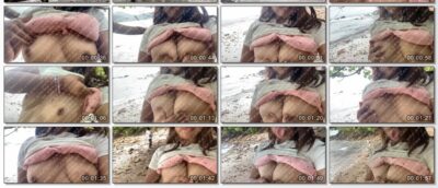 Zeyline Pamer Nenen di Pantai